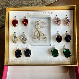 Unwritten Jewelry Unwritten Macys New In Box Multi Color Glass